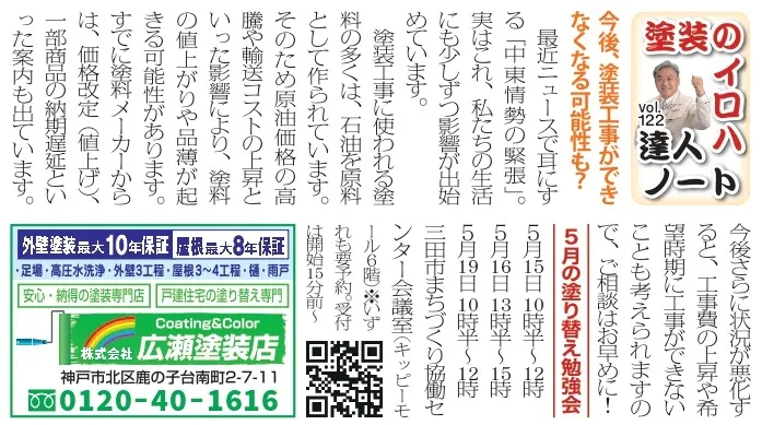 vol.122 中東情勢の影響