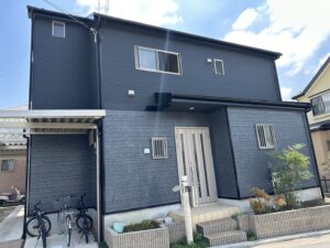 ✨NEW✨【外壁・屋根塗装】黒を基調にしたデザイン塗装で格好よくイメージチェンジ（神戸市北区）